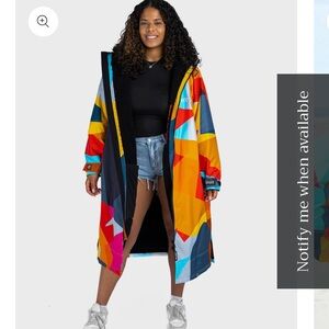 NWT Abstract Dryrobe Jacket Medium